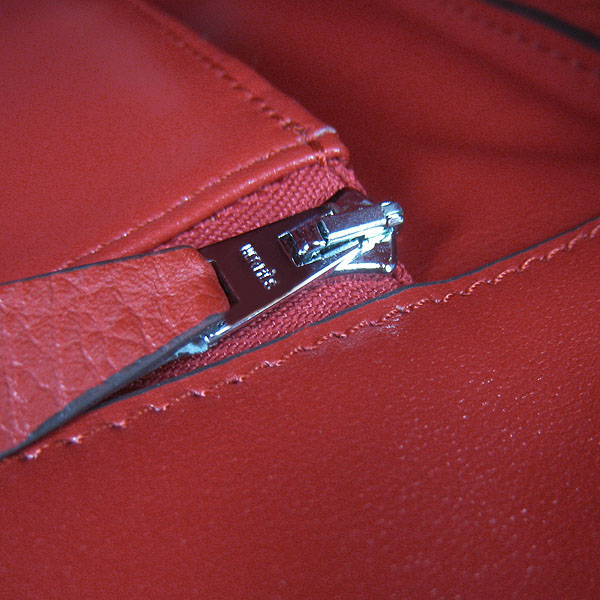 High Quality Fake Hermes Birkin 35CM Togo Leather Bag Red 6089 - Click Image to Close